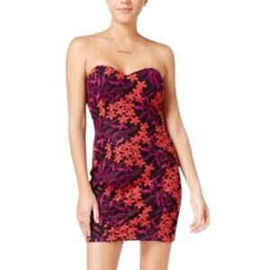 GUESS Bestia Strapless Sweetheart Neck Dress Size Small 0-4